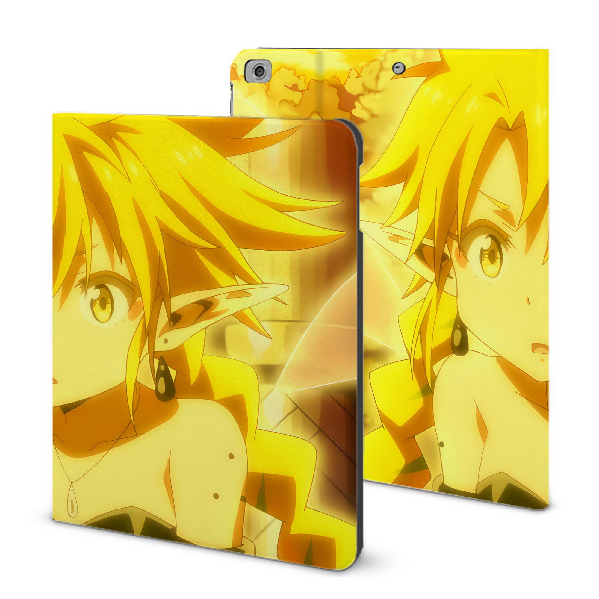 （画像用） 転スラ Regarding Reincarnated to Slime IPad ケース ブック型 PUレザー TPU 耐衝撃 軽量 薄型 ペン収納なし 全面保護 IPad 各モデル対応